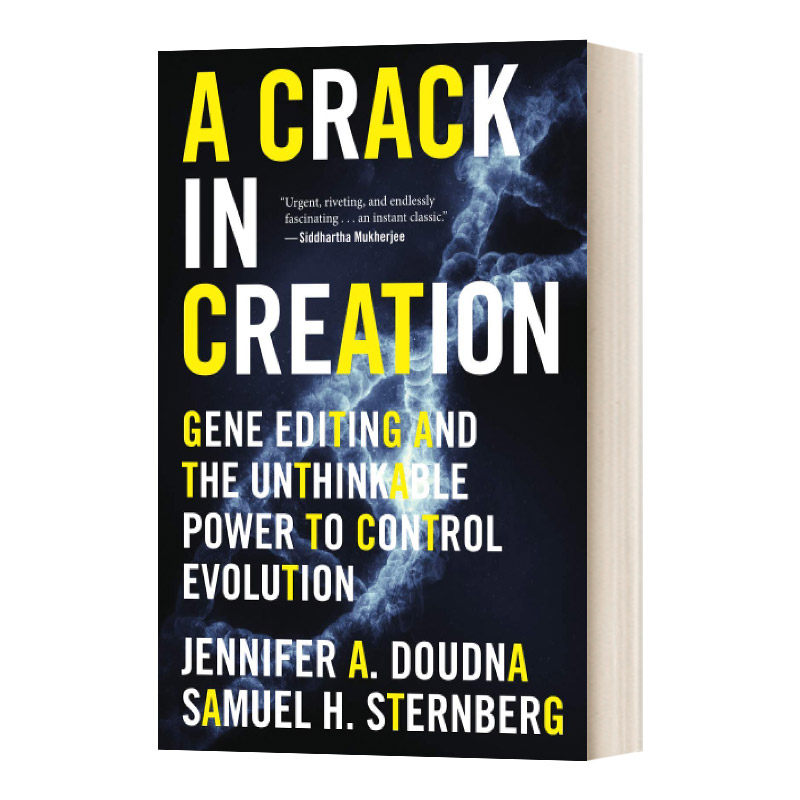 创造之开天辟地 英文原版 A Crack in Creation 2020诺贝尔化学奖 英文版 进口英语原版书籍
