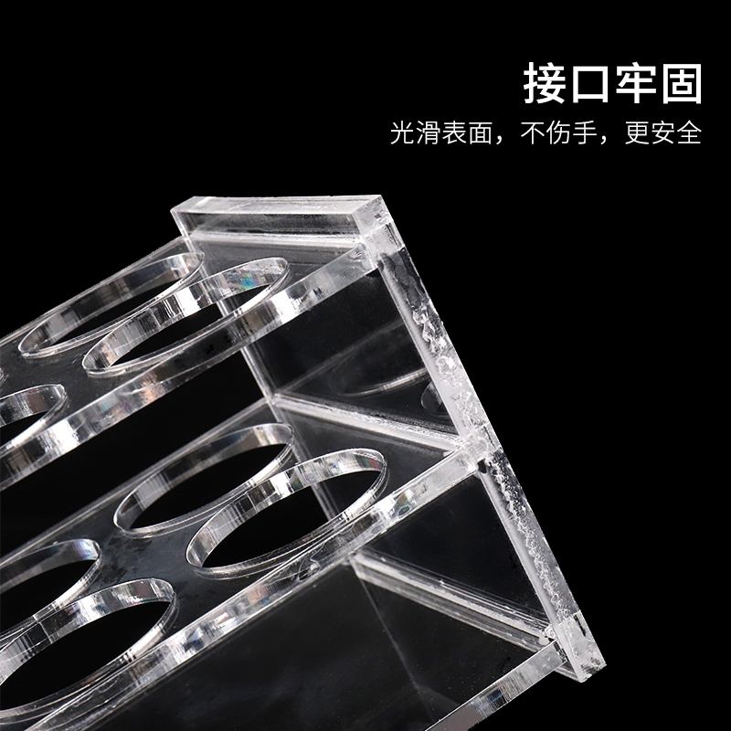 包邮离心管架有机玻璃1.5/2/5/15/50/100ml收纳 试管架实验室器材