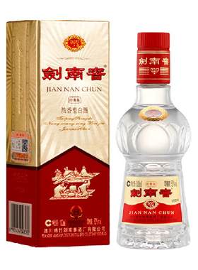 剑南春52度白酒芳香浓郁100ml