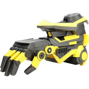 机械手臂电动连发大黄蜂手套儿童玩具男孩对战射击可穿戴式发射器