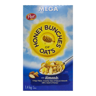 加拿大post宝氏燕麦片1.4kg即食冲泡酒店早餐蜂蜜烘烤方便冲泡