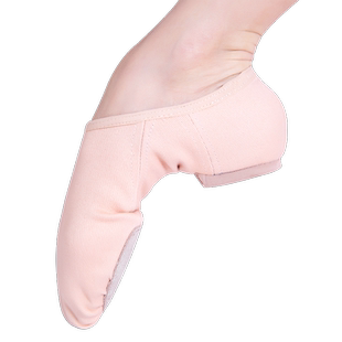 笛雀儿高强弹力布爵士舞鞋成人现代舞鞋室内练功鞋教师鞋女芭蕾舞