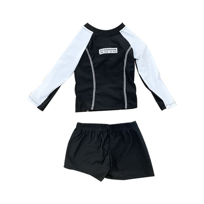 男童女孩分体长袖速干泳衣