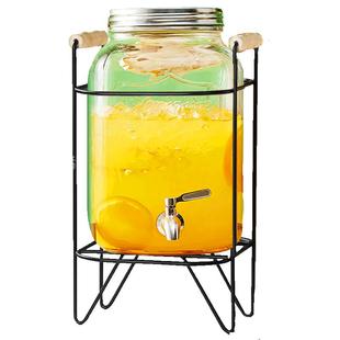 泡酒玻璃瓶带龙头啤酒桶水果茶饮料青梅调酒罐果汁网红可乐桶容器