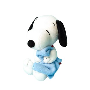 日本snoopy周边正版毛巾睡颜史努比公仔玩偶娃娃毛绒玩具生日礼品