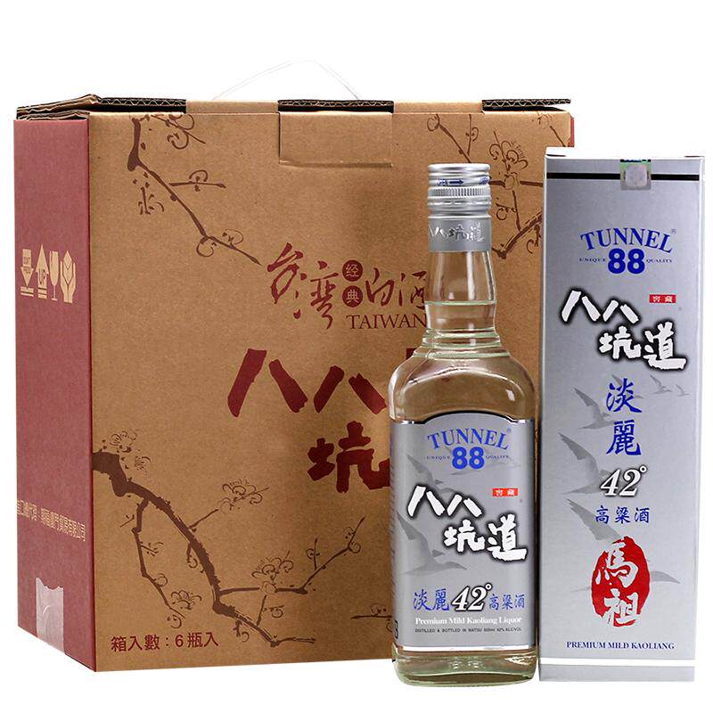 八八坑道台湾42度600ml高粱酒