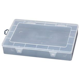 透明塑料盒子大号A4文件盒文档盒桌面收纳盒五金工具盒零件归纳盒