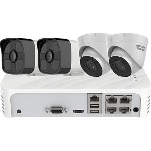 海康威视摄像头监控器全套设备套装商用poe网络室外高清远程手机