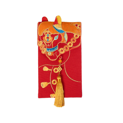 2026马年红包万元利是封布艺刺绣