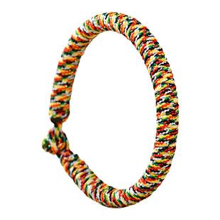 真安顺纯手工编织藏式金刚结手绳本命年男女财气五彩绳手链安康礼