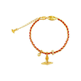 CAMIERY马年本命年手链 西太后红绳手链男女轻奢小众精致土星吊坠