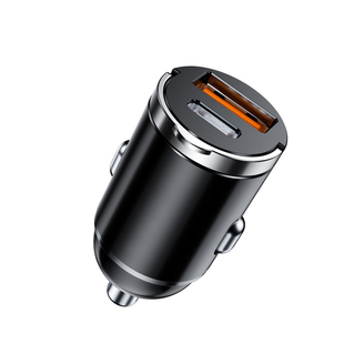 隐藏式车载充电器120W超级快充适用小米12v24v通用点烟器转换插座