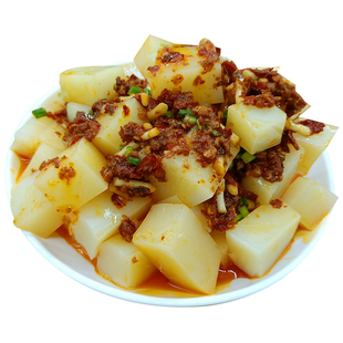 贵州米豆腐 贵州特产凉拌米豆腐 江口凉粉小吃送足量调料