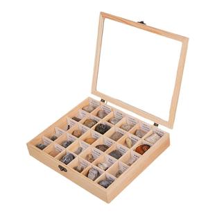 天纵晶华30种天然化石套装三叶虫菊石海螺古生物牙齿原石石头标本