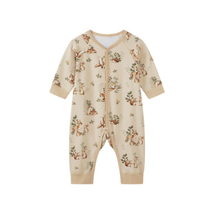 ibaby婴儿衣服宝宝连体衣外出哈衣婴幼童冬装棉服a类小月龄年服