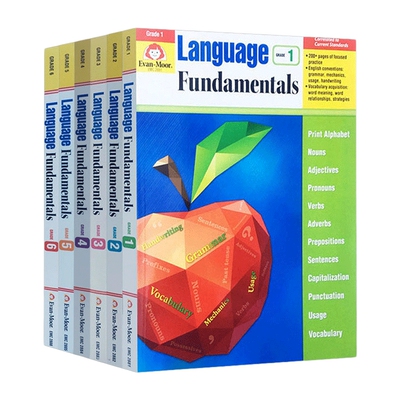 英文原版 Language Fundamentals 6册套装 语言基础 一到六年级 英文版 进口英语原版书籍