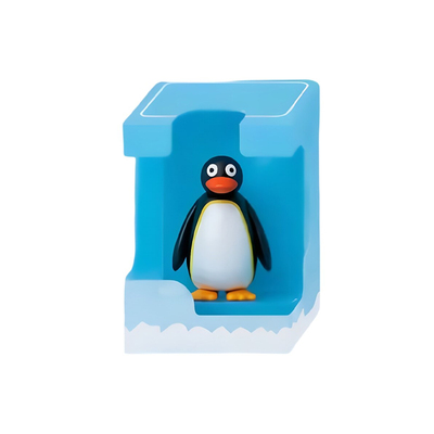 pingu企鹅米粒公仔萌粒手办摆件