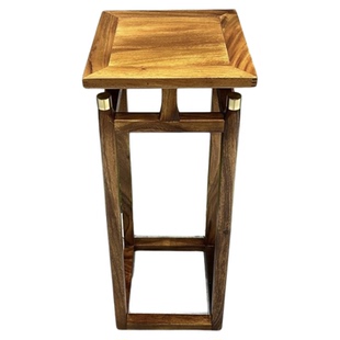 南美胡桃木花架客厅落地式实木中式花几摆件花台架阳台花盆置物架