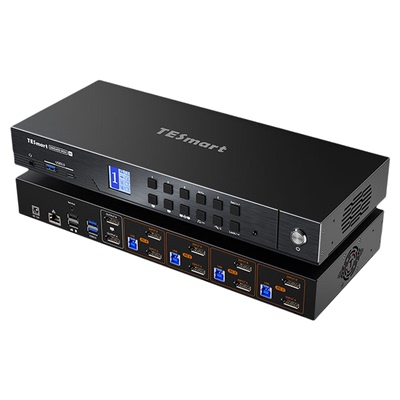 TESmart碲视四进二出kvm切换器