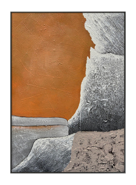 装饰画纯手绘油画立体玄关抽象画