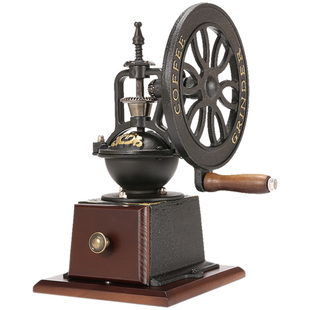 koonan手磨咖啡机 手摇家用小型复古磨豆机手动咖啡豆研磨机器具