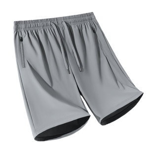班尼路宽松休闲裤子男款夏季户外运动篮球五分裤大码抽绳短裤薄A