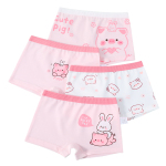 女童内裤a类抗菌纯棉平角短裤儿童小女孩女宝宝四季通用四角底裤Y