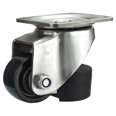 304不锈钢福马轮万向调节脚轮