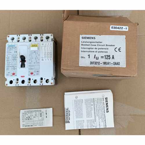 议价西门子3VF3212-1MU41-0AA0塑壳断路器125A空气开关SIEMENS 进