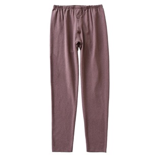 高端无痕男士宽松加肥加大打底纯棉毛裤保暖裤衬裤双面加绒秋裤男