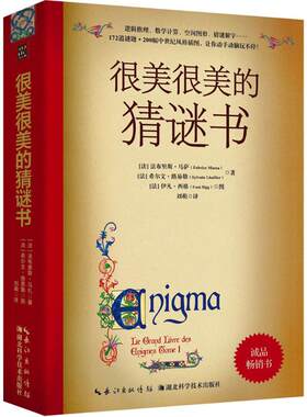 很美很美的猜谜书正版完整版10-12-15岁初中小学生益智打谜语课外推荐读物书籍提高数学空间逻辑思维能力解字开发脑力创造力想象力
