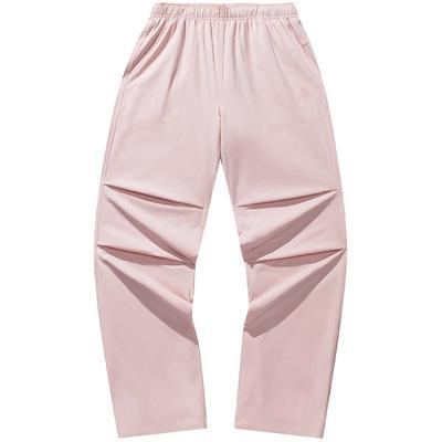 安踏女防泼水软壳裤宽松伞兵裤