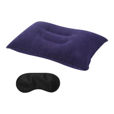 户外便携植绒三件套充气枕头