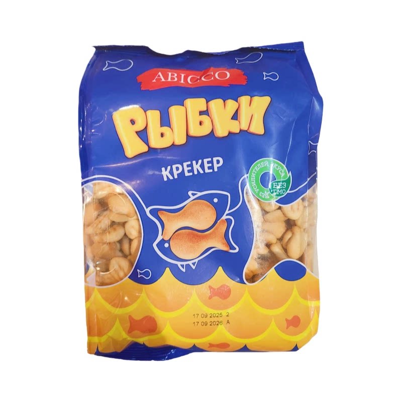 俄罗斯进口爱比可儿童小鱼饼干