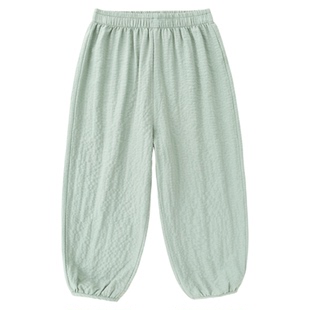 嘟嘟家儿童裤子夏季薄款男童长裤女童衣服宝宝物理防蚊裤婴儿童装