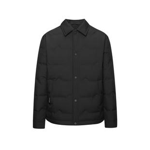 海澜之家商务轻薄翻领行政夹克羽绒服男士2025冬季新款羽绒外套男