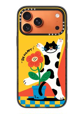 Crazy Cat x ERMUCASE 艺术家联名系列 疯狂的猫 适用于苹果iPhone17ProMax/17Pro/Air/16ProMax15Pro手机壳