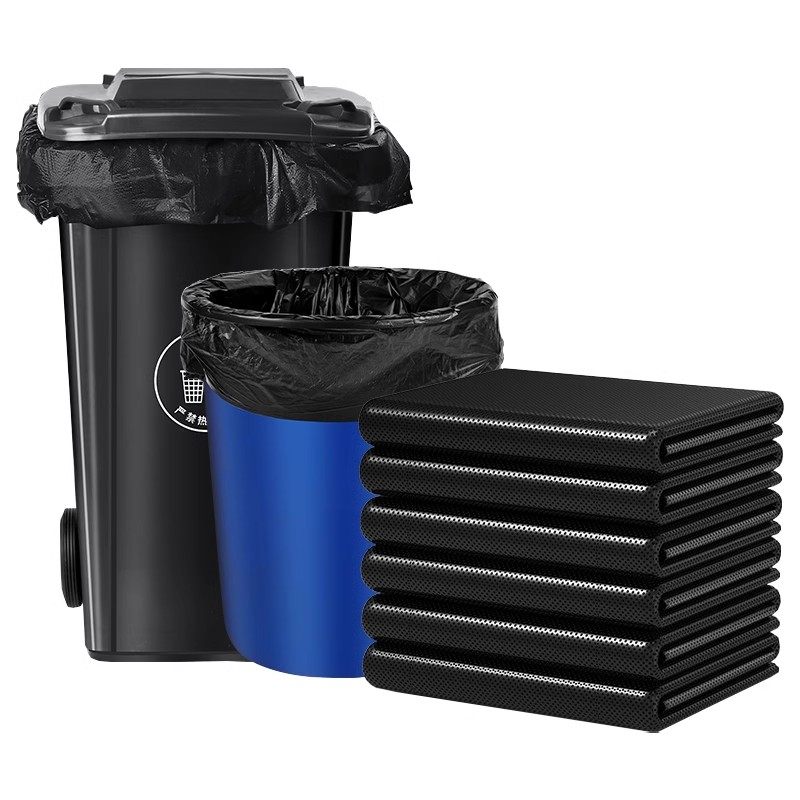汉世刘家大垃圾袋大号加厚黑色商用超大物业厨余环卫特大拉级桶袋