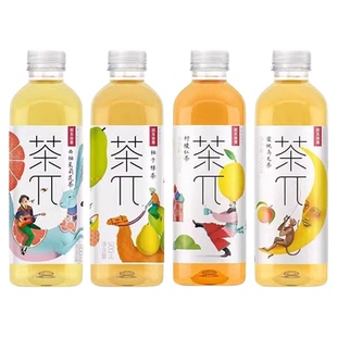 农夫茶派π大瓶蜜桃乌龙茶果汁饮料整箱900ml*12瓶夏季解腻饮品