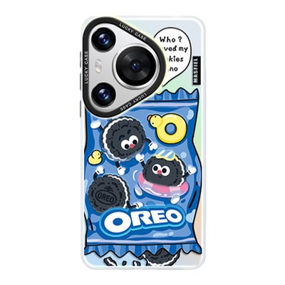 快乐奥利奥适用华为手机壳带支架