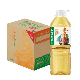农夫山泉东方树叶1.5L*6瓶青柑普洱家庭分享装无糖茶饮料整箱