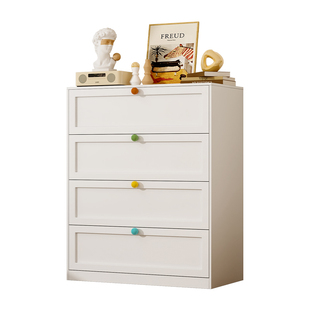 飘窗收纳置物柜卧室窗边钢制斗柜阳台储物柜儿童衣柜空间利用神器