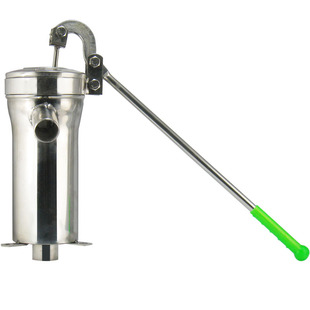 大头款不锈钢摇水泵手压泵抽水机摇井泵手动摇水井头压水井压井头