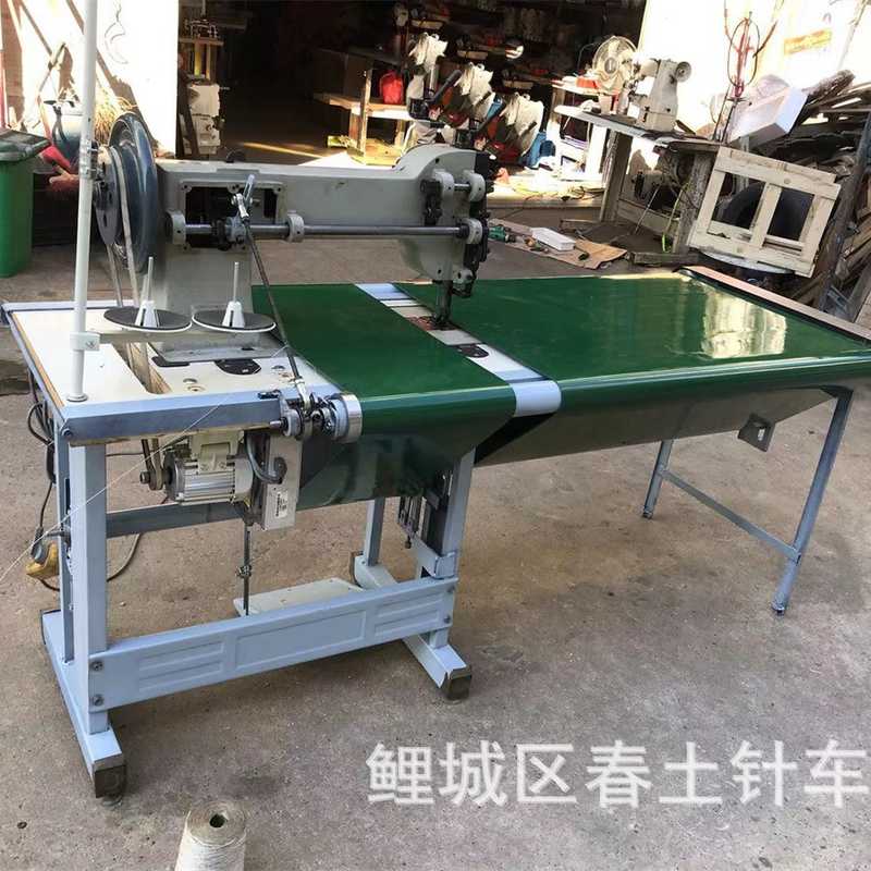 帐篷雨棚户外帆布大同步车加装双同步带缝纫机同步传送带输送带