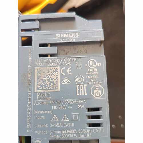 询价下单西门子SENTRON PAC3200多功能测量仪表，配件机屏