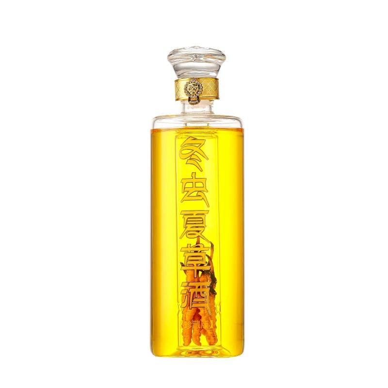 泡冬虫夏草酒瓶玻璃药酒罐