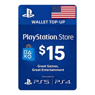PlayStation Network Card 15 USD 美国PSN Card美服充值点卡15刀