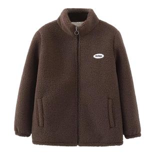 中老年人秋冬装女摇粒绒外套奶奶加绒加厚棉衣老人妈妈羊羔绒上衣