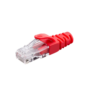 RJ45护套超五6六类水晶头保护套爪子网络护套接头宽带网线水晶头