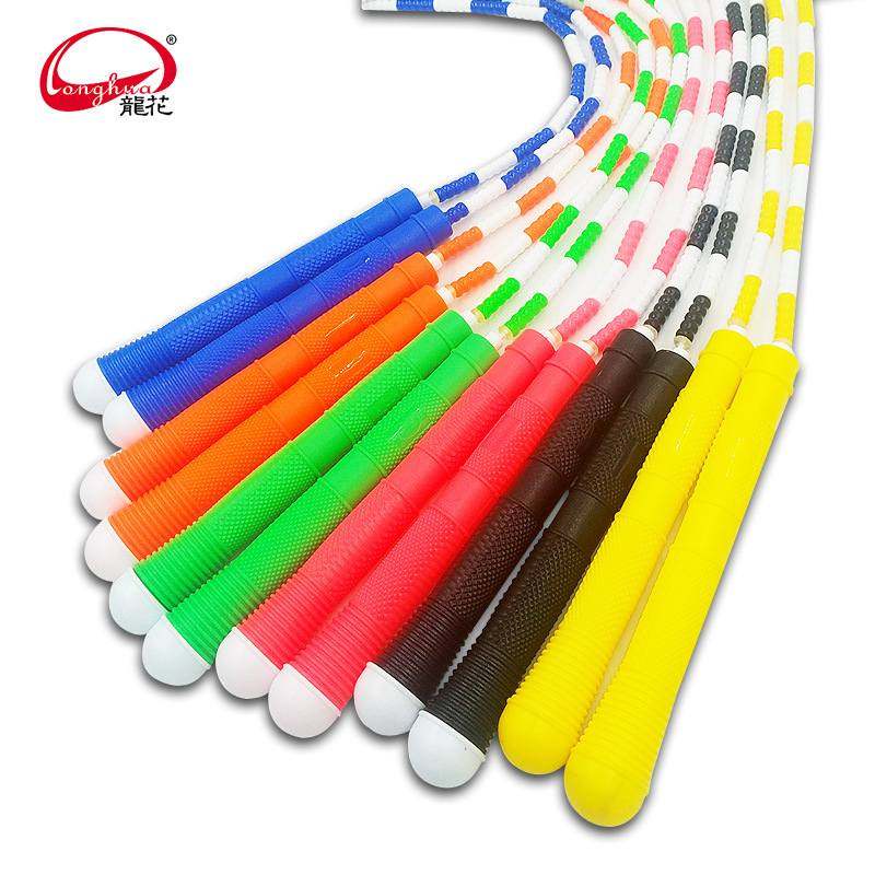 龙花LH701B竞技硬竹节钢丝学生儿童跳绳绳子中考花样跳绳成人运动